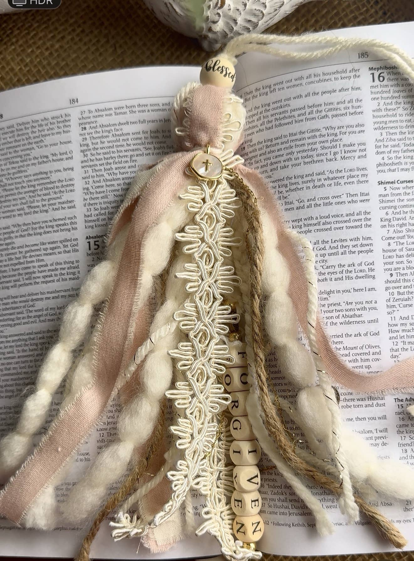 Bible Tassel Bookmark — Handmade Tassel Bookmark for Bible Study