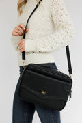 Bible Bag Crossbody — Vegan Leather Bible Bag with Gold Accents 3 colors