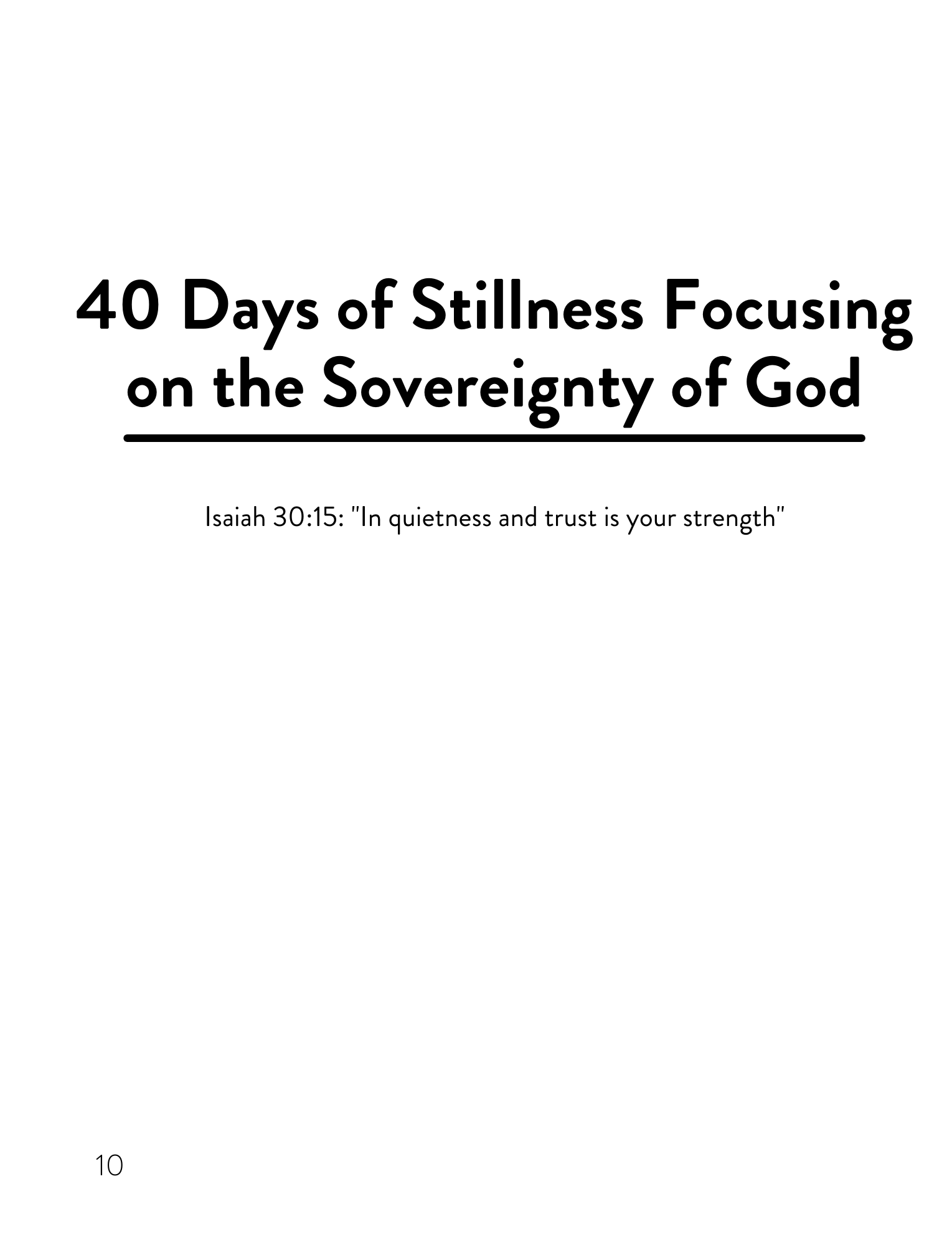 A Life Less Hurried — 40 Days of Stillness Devotional