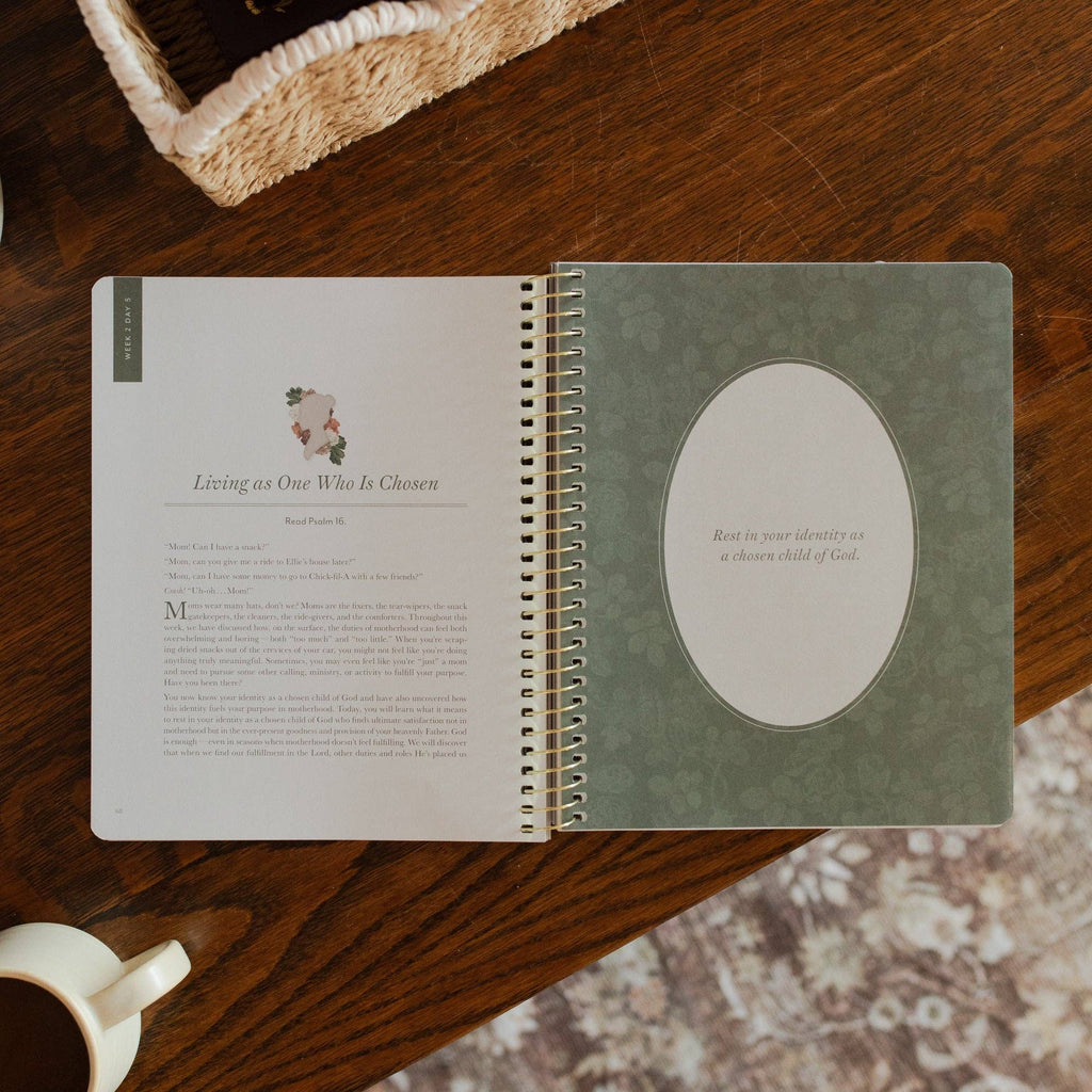 Flourishing in Motherhood — 5 Week Spiral Bible Study on Identity in Christ