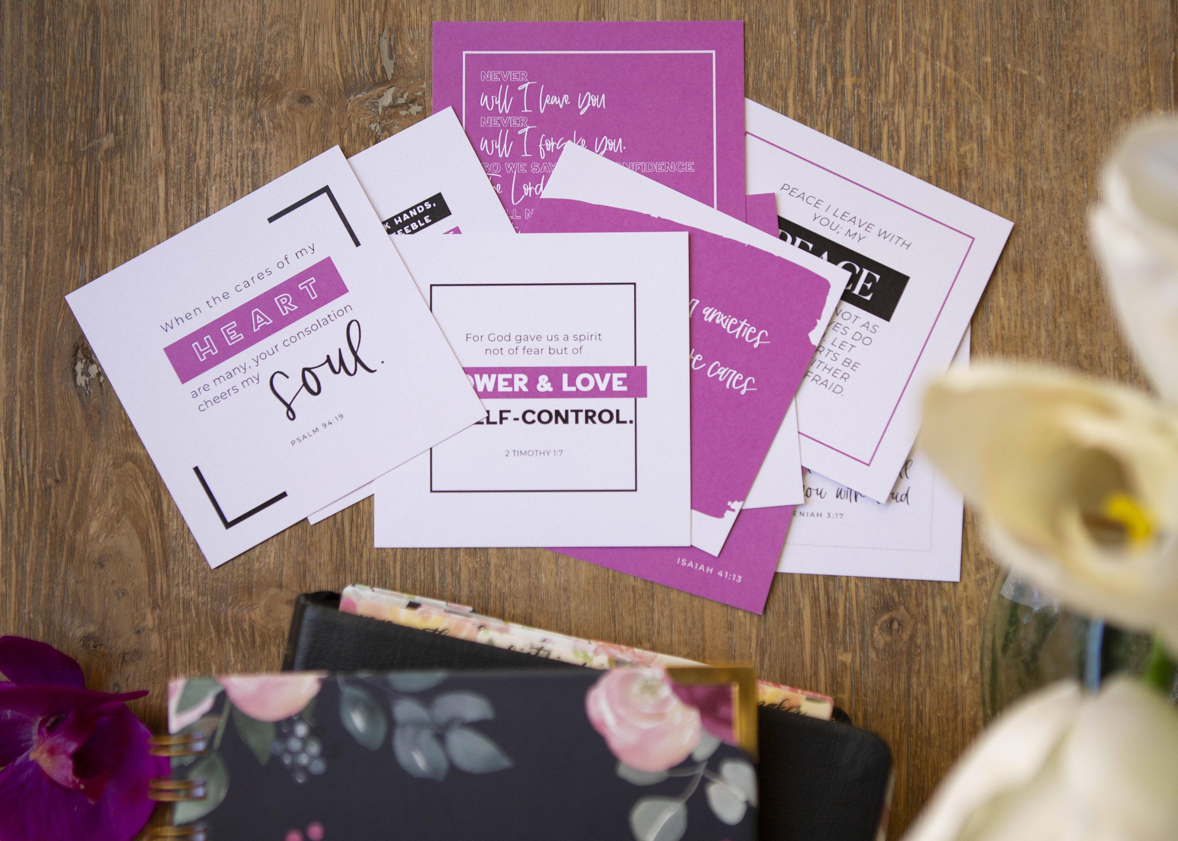 Fearless Verse Cards| Fear-Fighting Scripture Card Set