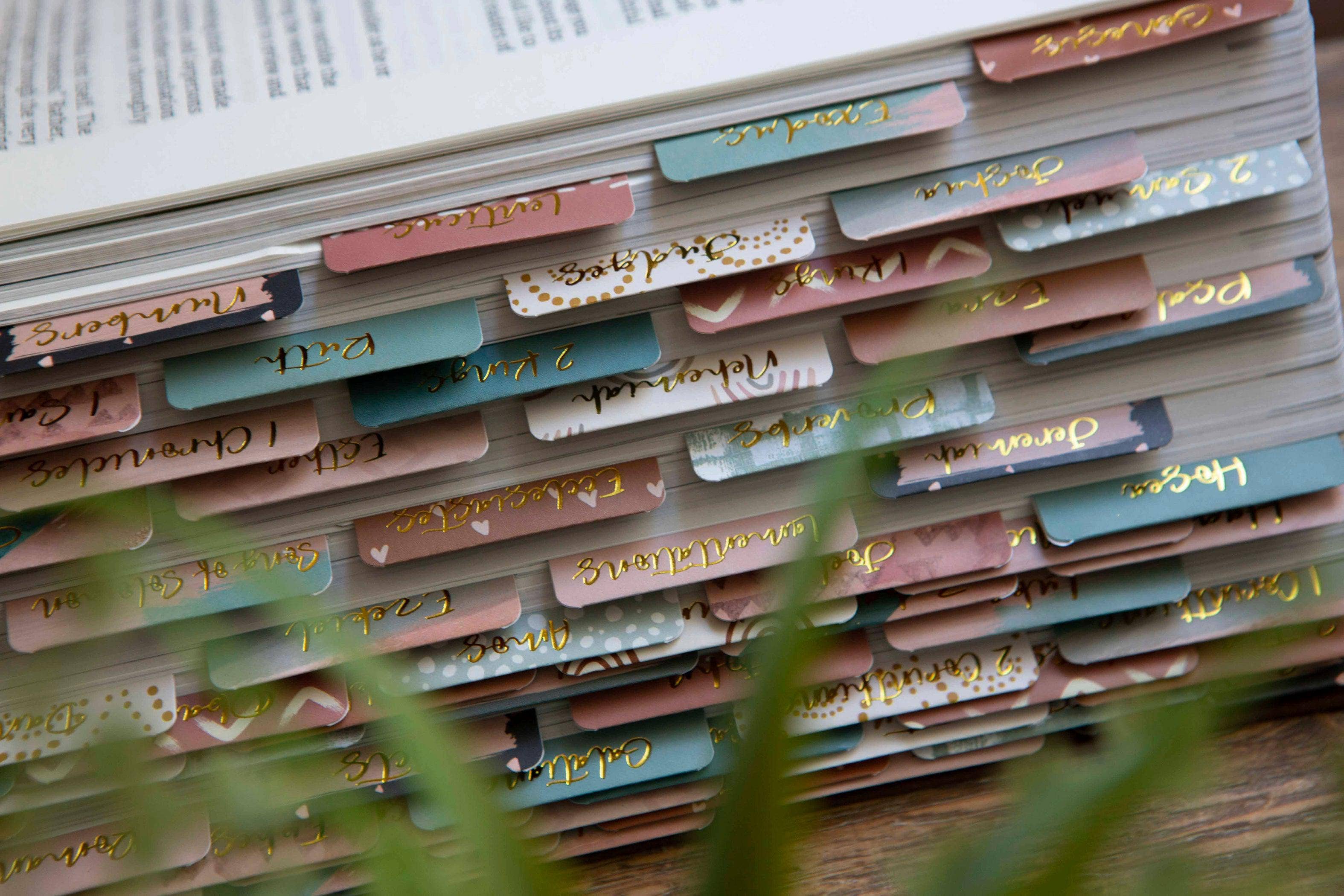 Boho Bible Tabs | Bible Index Tabs