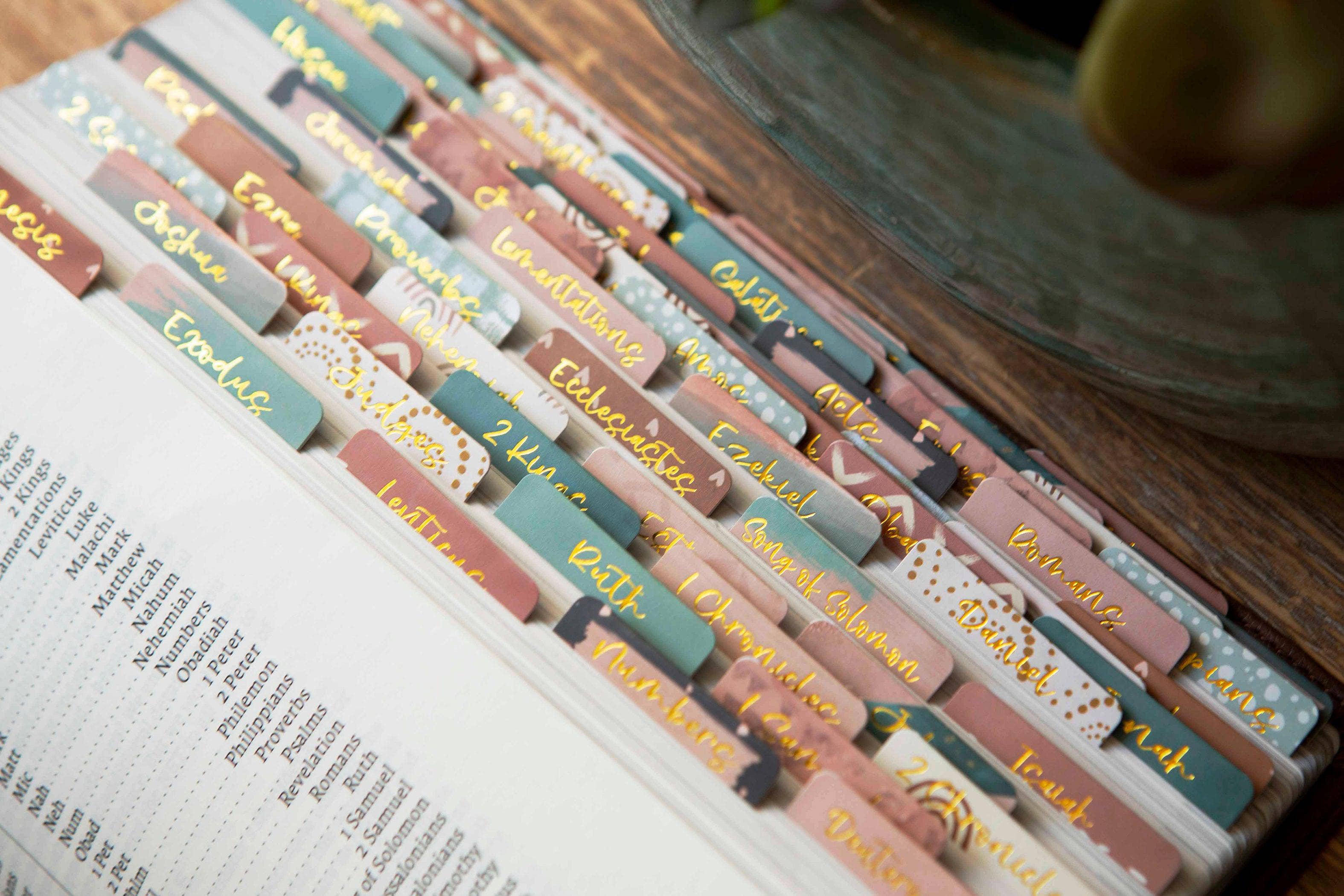 Boho Bible Tabs | Bible Index Tabs