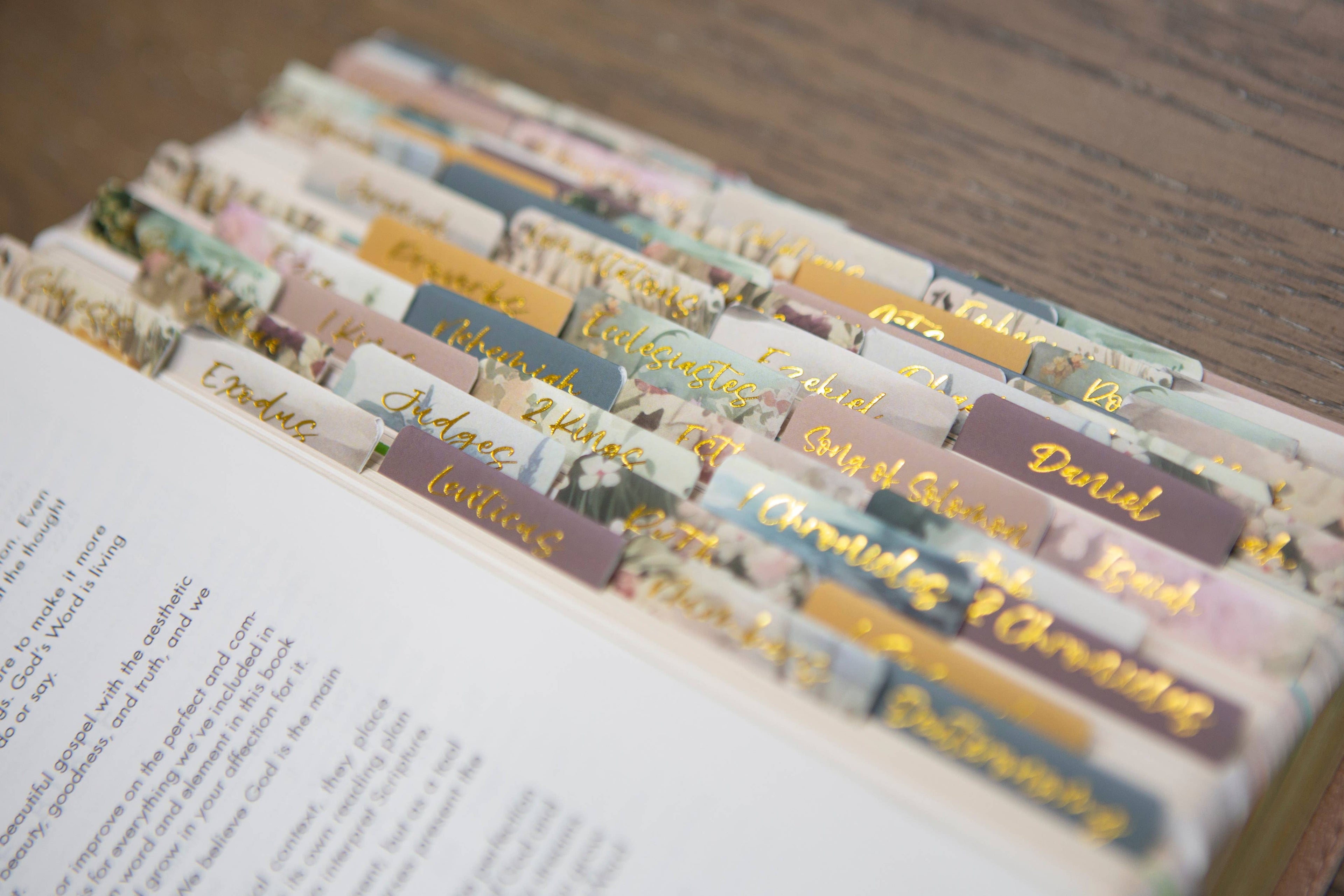 Pretty Bible Book Tabs | Bible Tabs