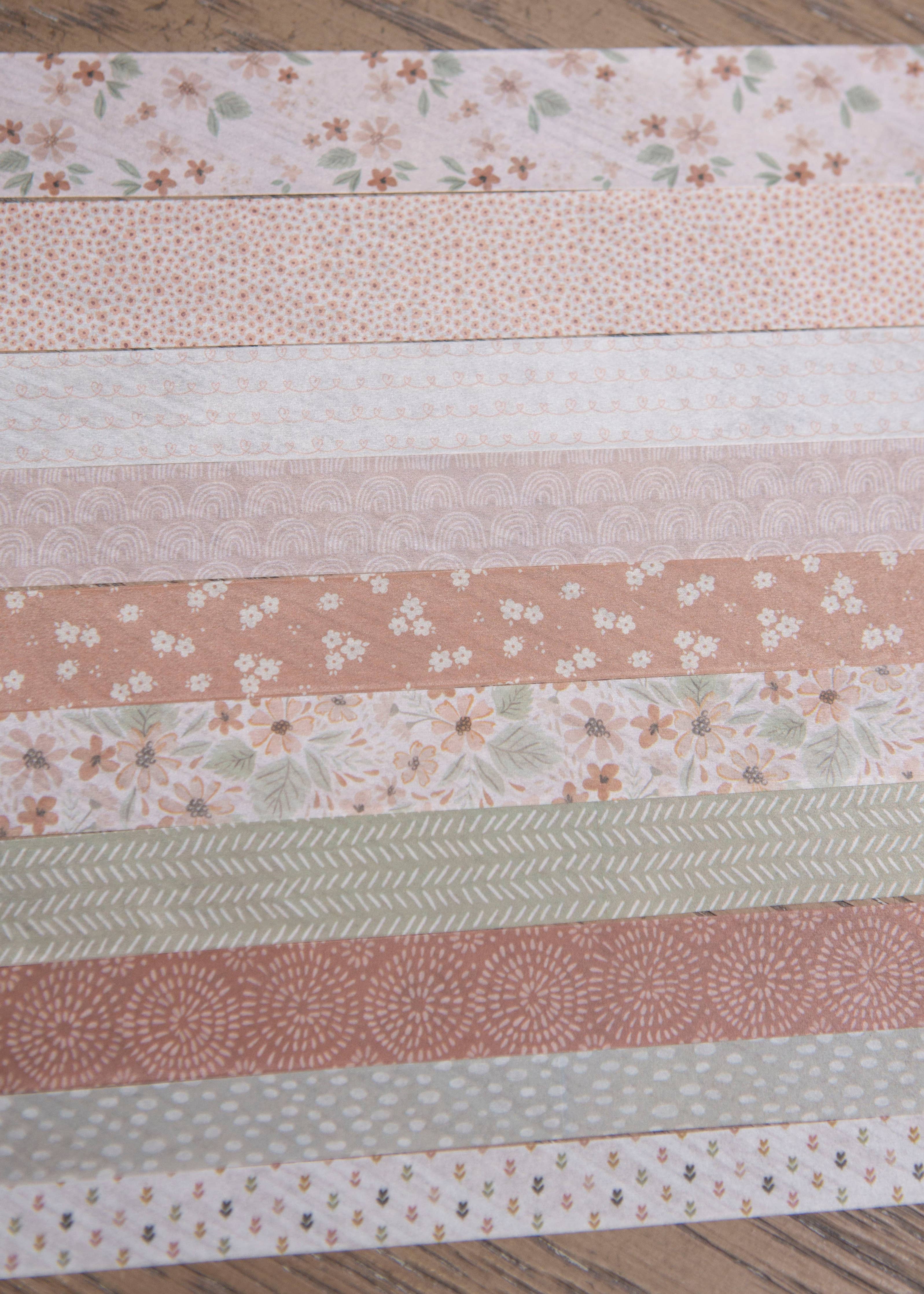 Bible Journaling Washi Tape Set - Fun Floral