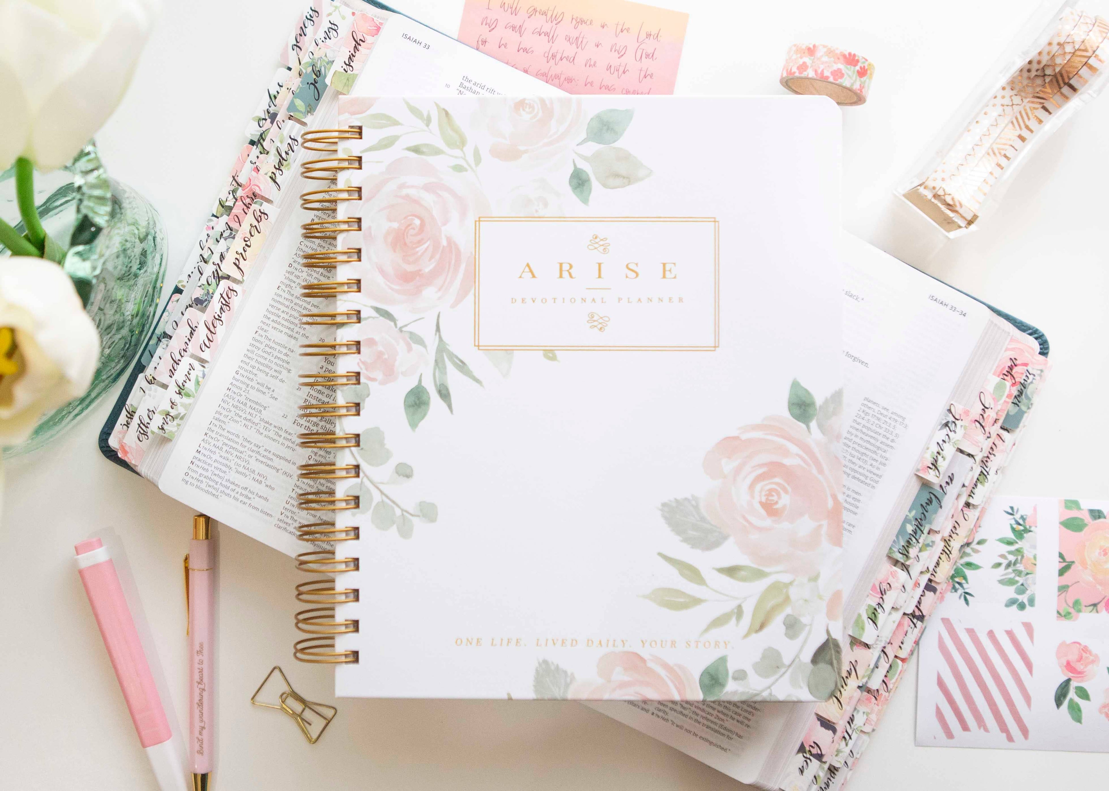 Arise Christian Planner — Undated Daily Goal Planner for Christian Women