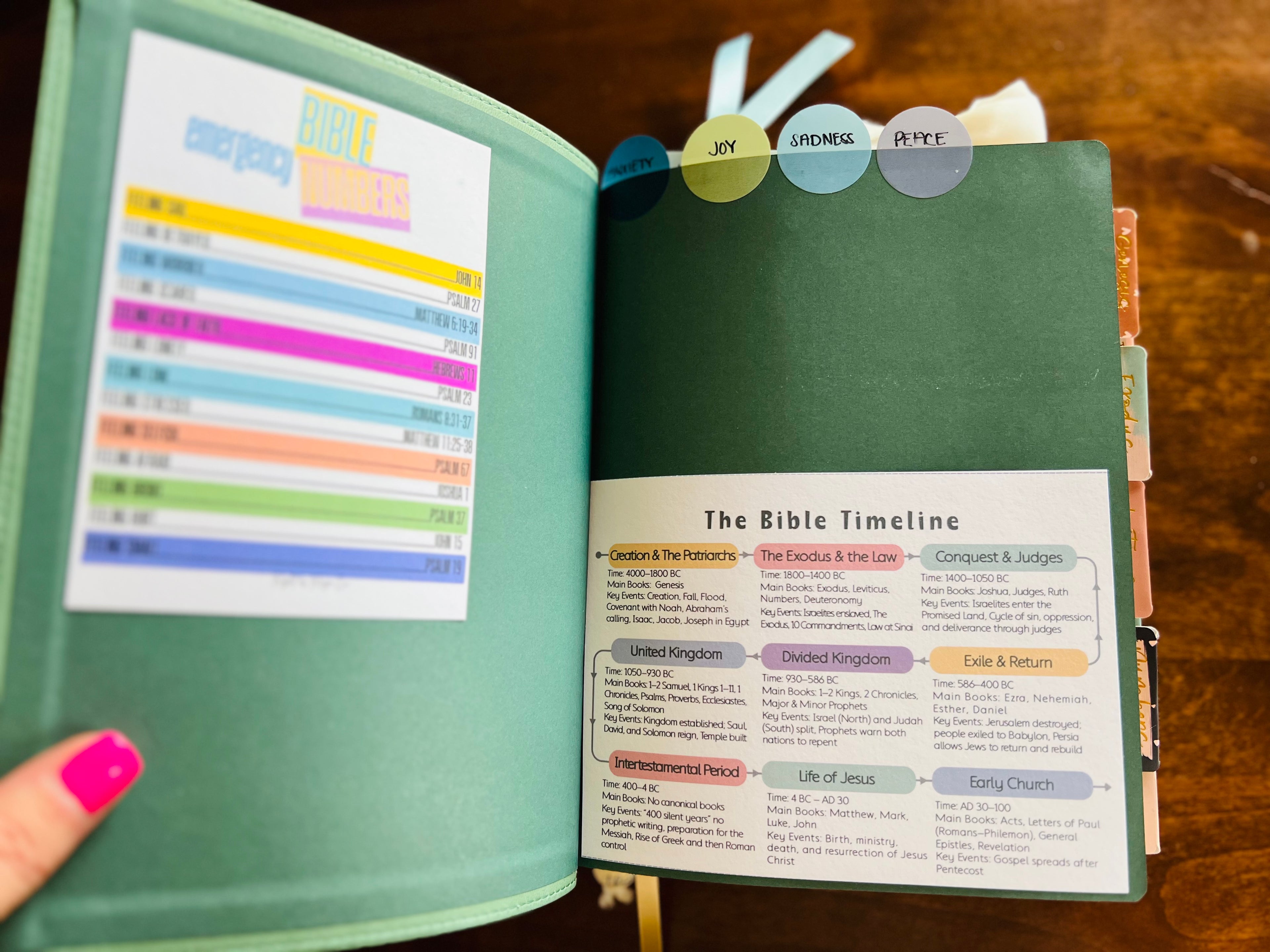 Custom Loaded Bible | NLT Wide Margin Journaling Bible | Preloaded & Ready to Use | Christian Gift for Women | Faith Gift | Loaded Bible