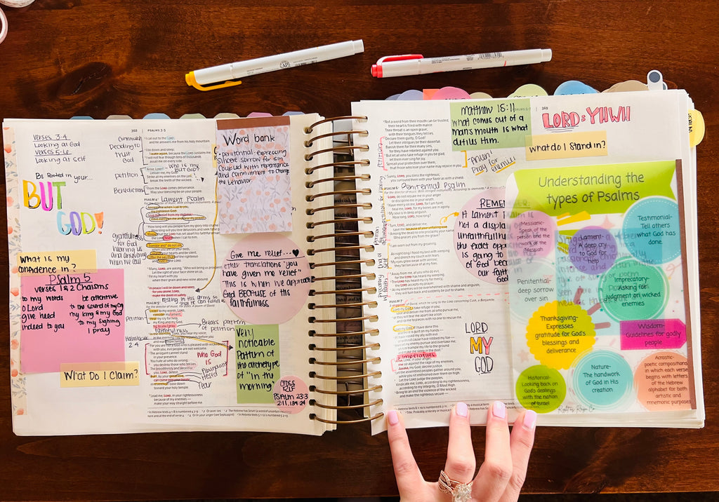Understanding the Types of Psalms — Bible Study Tip-In Reference Guide — Digital Download