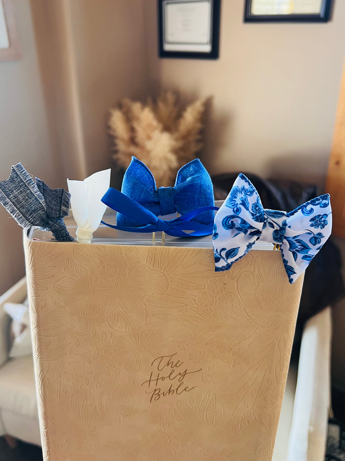 Lover’s of Blue Bow & Paperclip Set