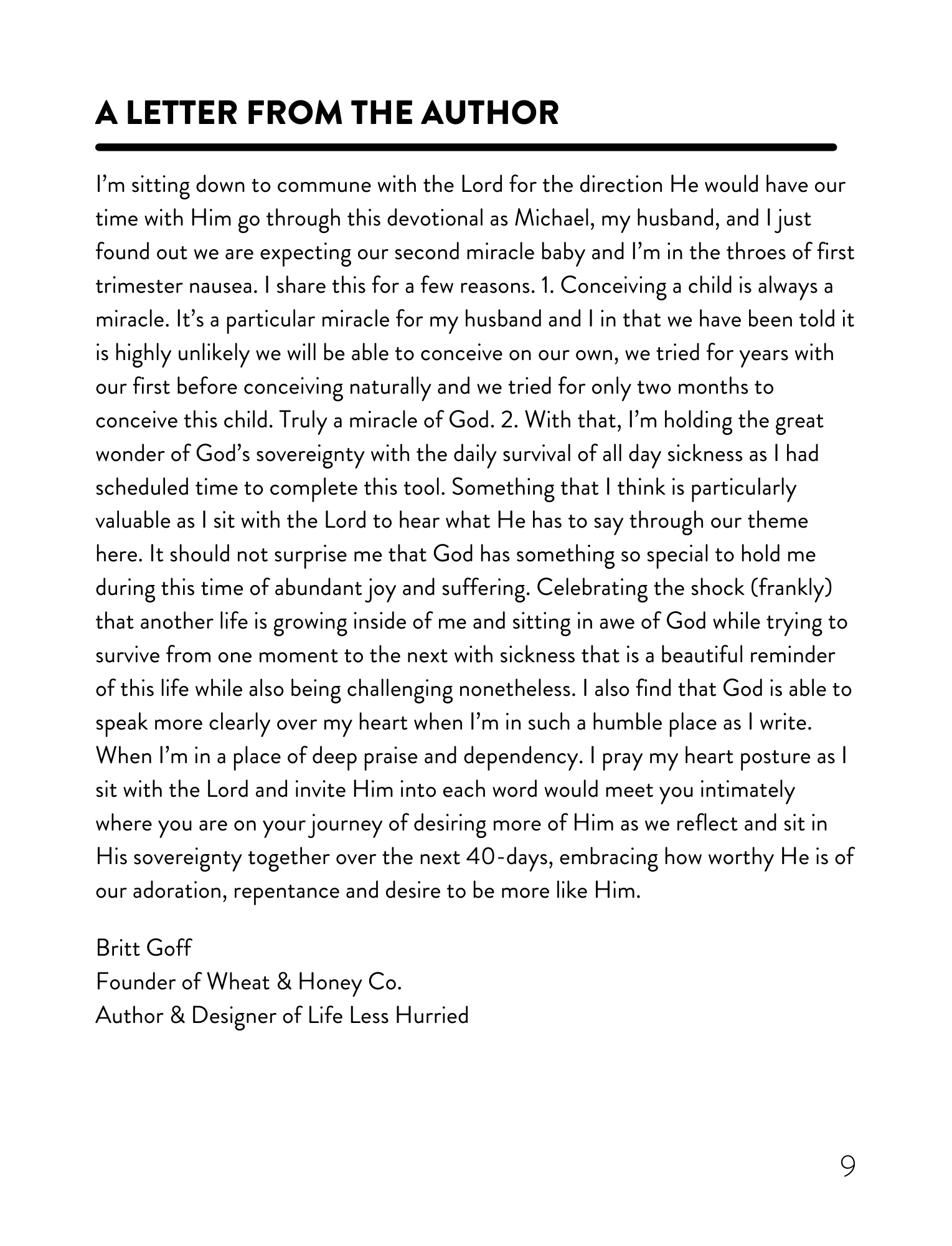 A Life Less Hurried — 40 Days of Stillness Devotional