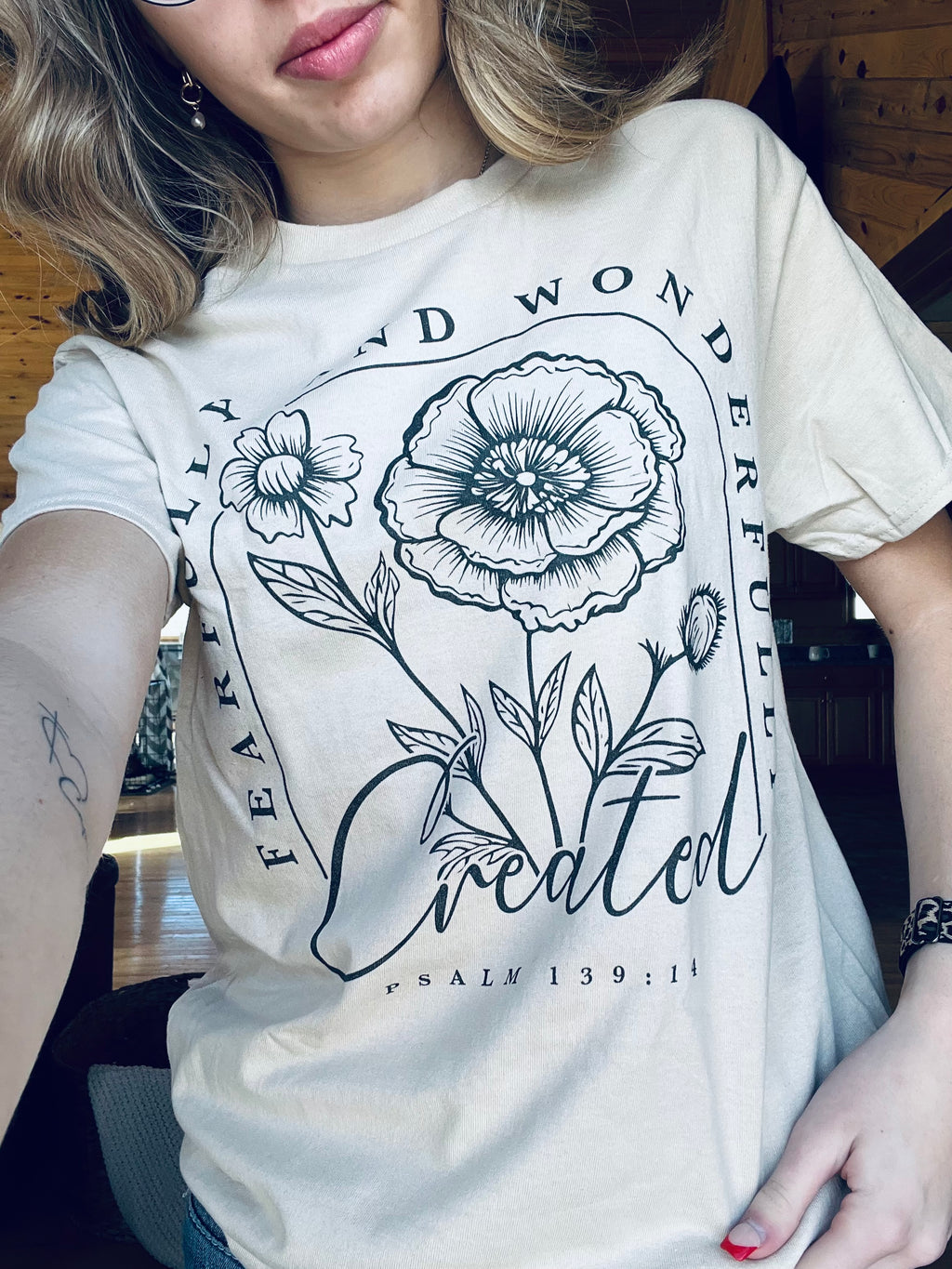 Fearfully and Wonderfully Created Crewneck T-shirt