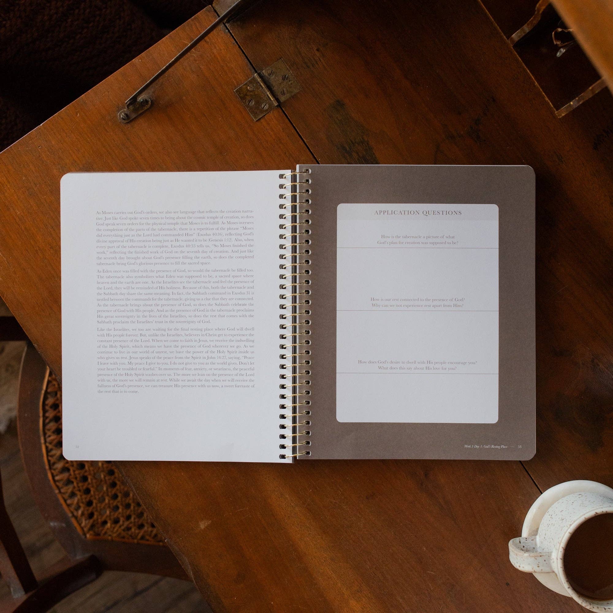 Made for Him Spiral Bible Study — Rest in Christ for Restless Hearts — 6 Week Bible Study for Women