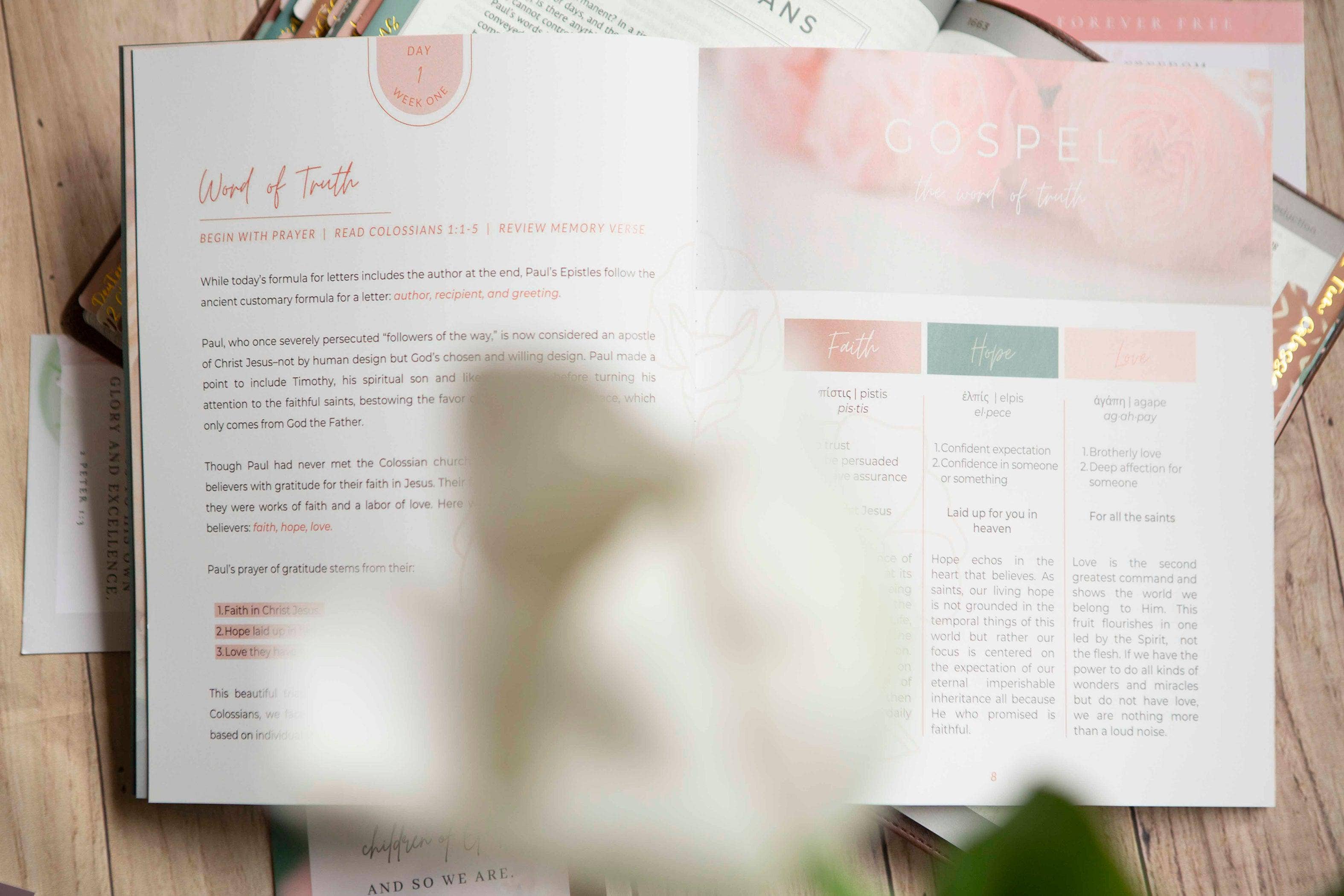 Colossians Bible Study | Exalted