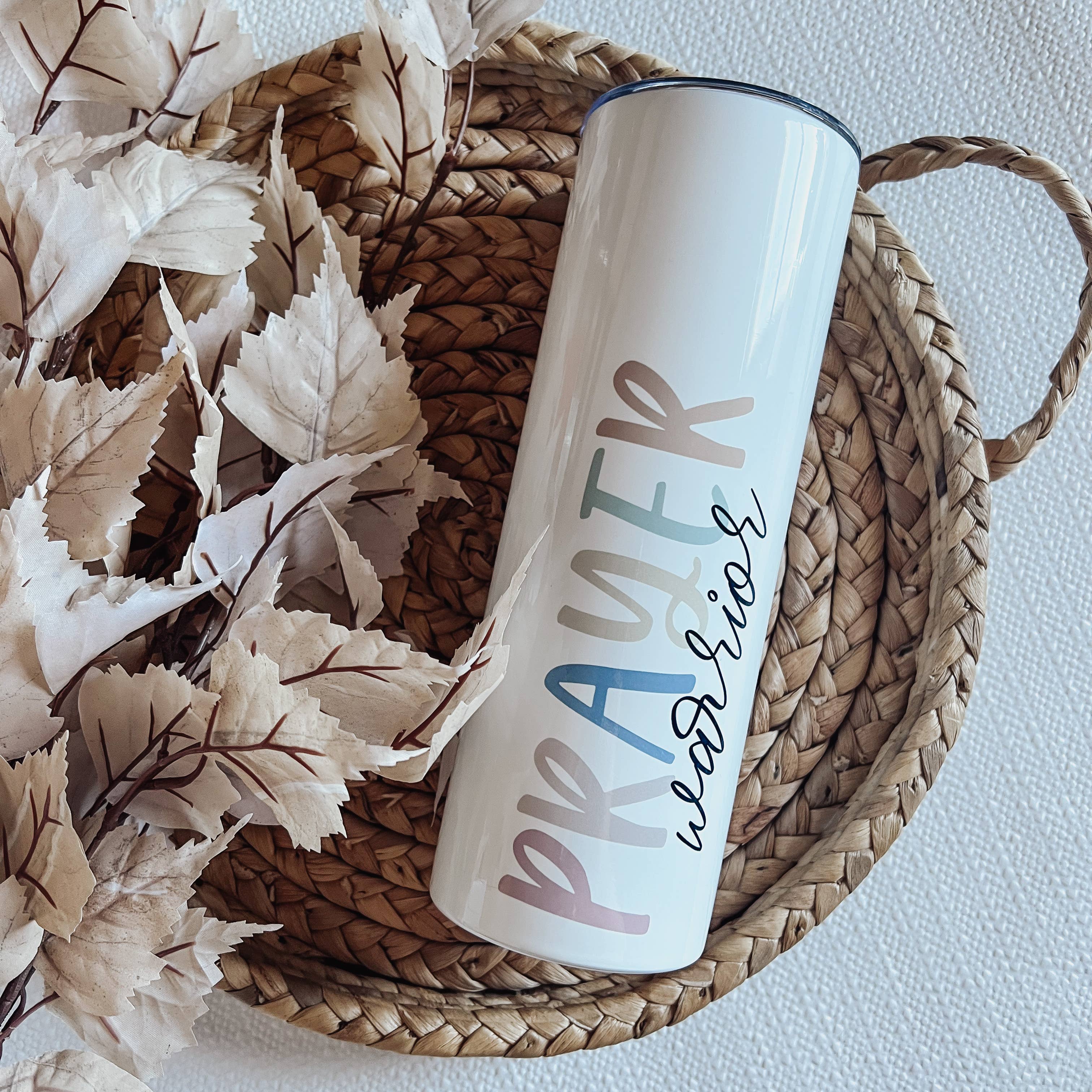 Prayer Warrior 20oz Skinny Tumbler