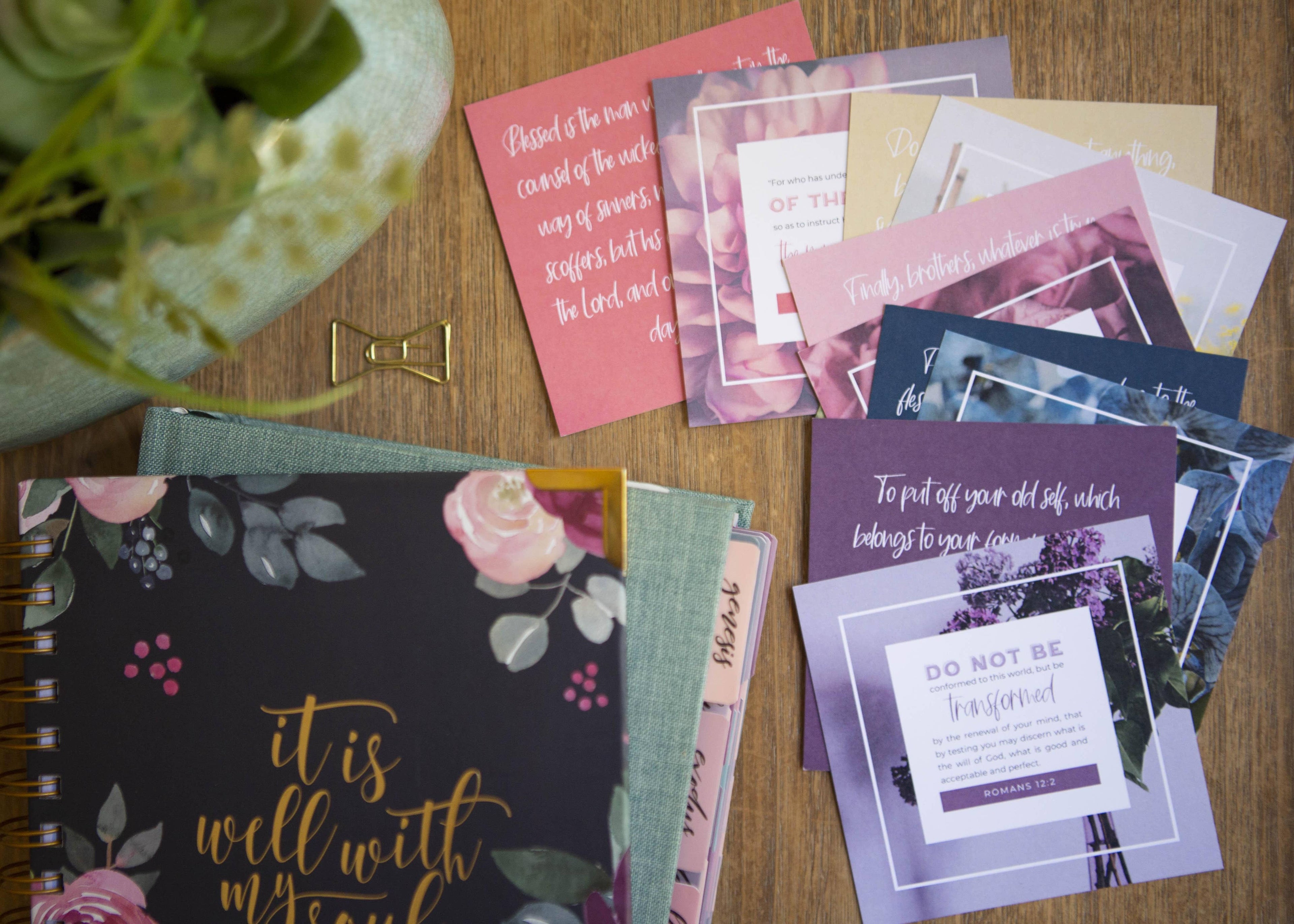 Renewing the Mind Verse Cards — Set of 10 Scripture Cards