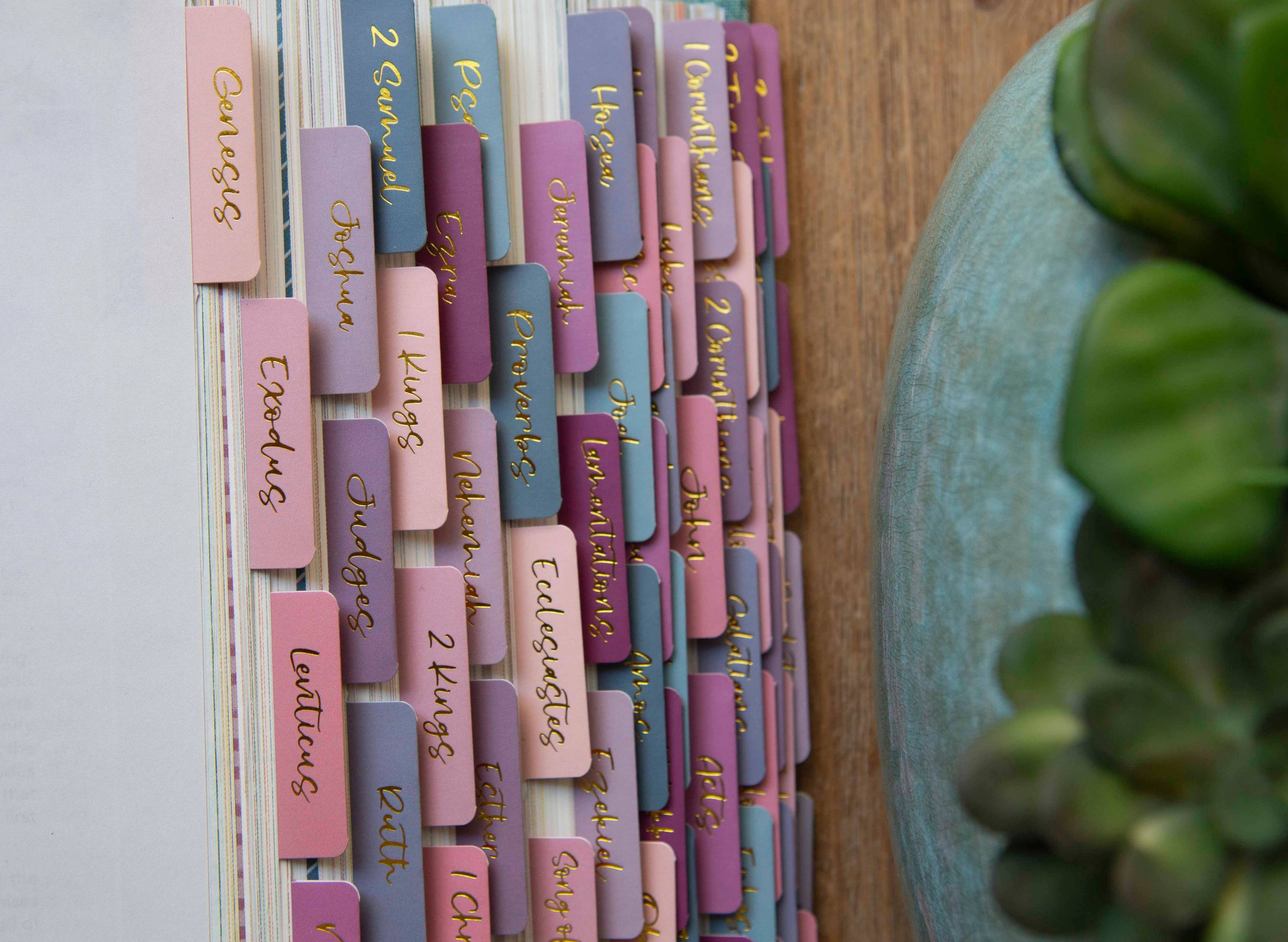 Ombre Bible Index Tabs