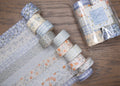 Bible Journaling Washi Tape Set — Blue — Set of 10 Designs for Bible Journaling and Creative Projects