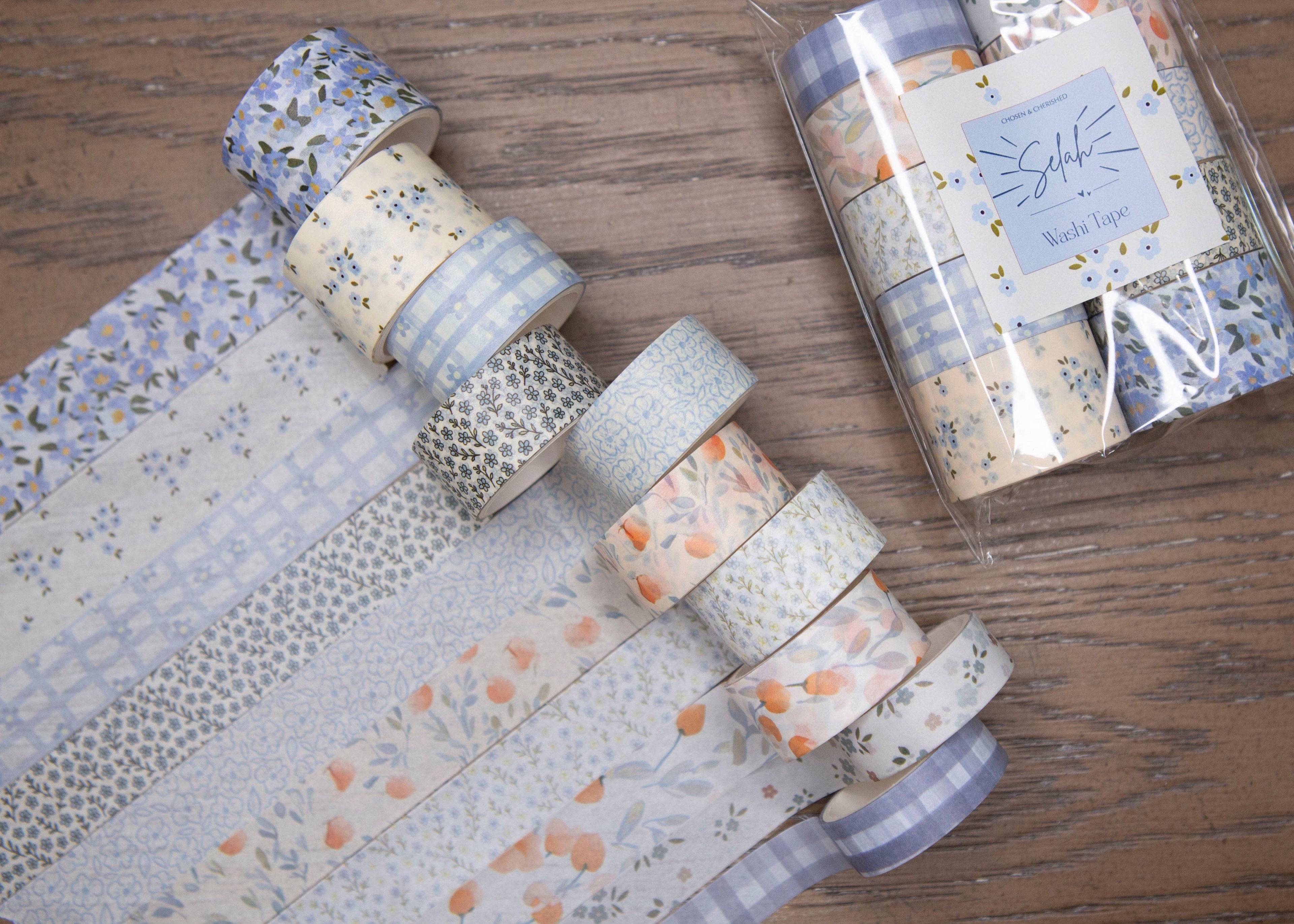 Bible Journaling Washi Tape - Blue
