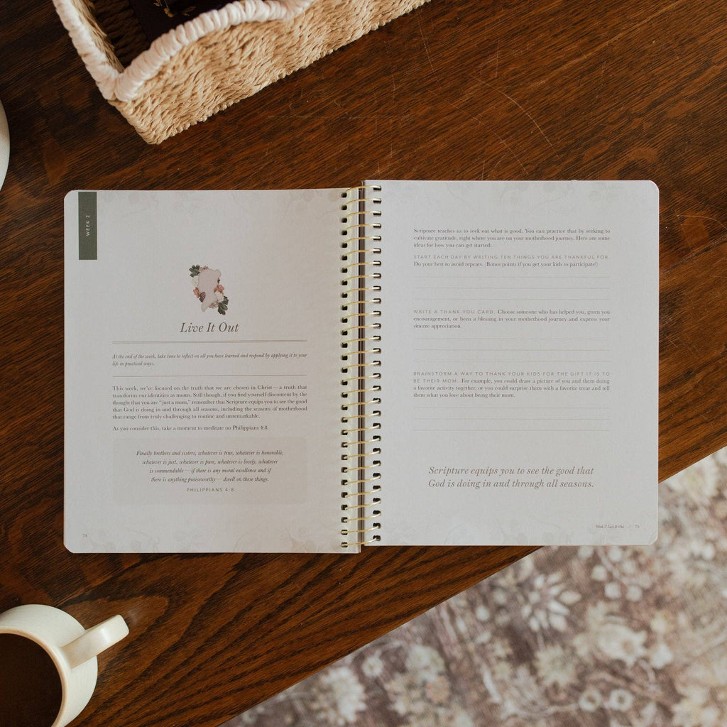 Flourishing in Motherhood — 5 Week Spiral Bible Study on Identity in Christ