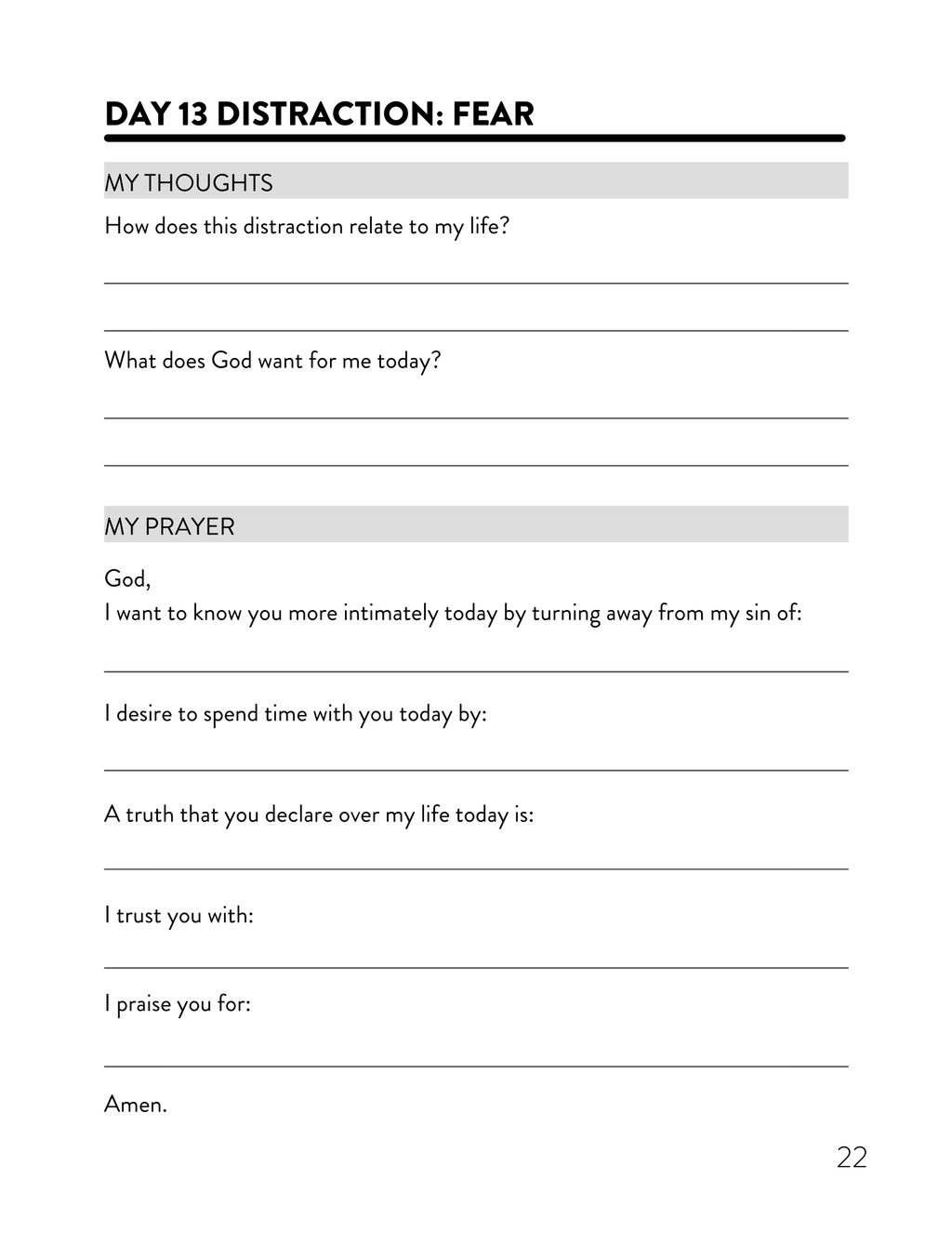 Distracted — 40 Days to Know God More and Live Freed