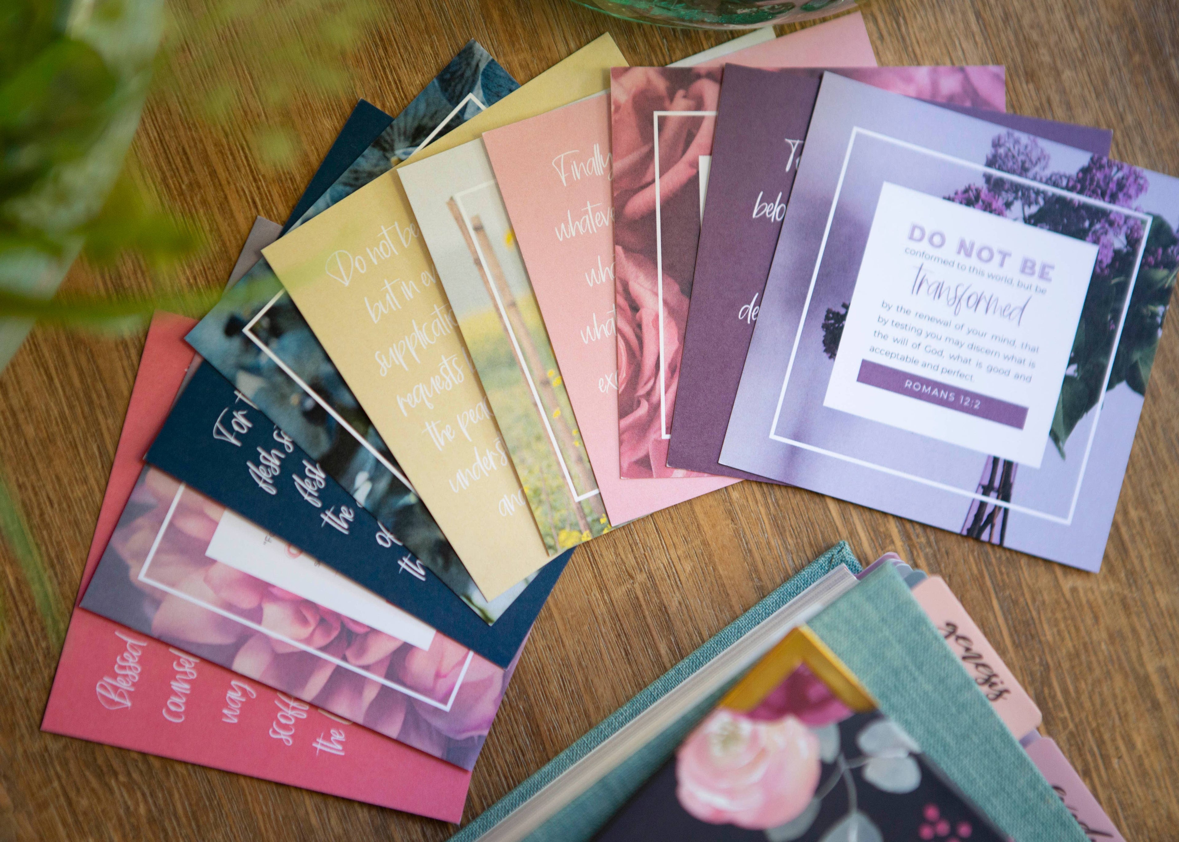 Renewing the Mind Verse Cards — Set of 10 Scripture Cards