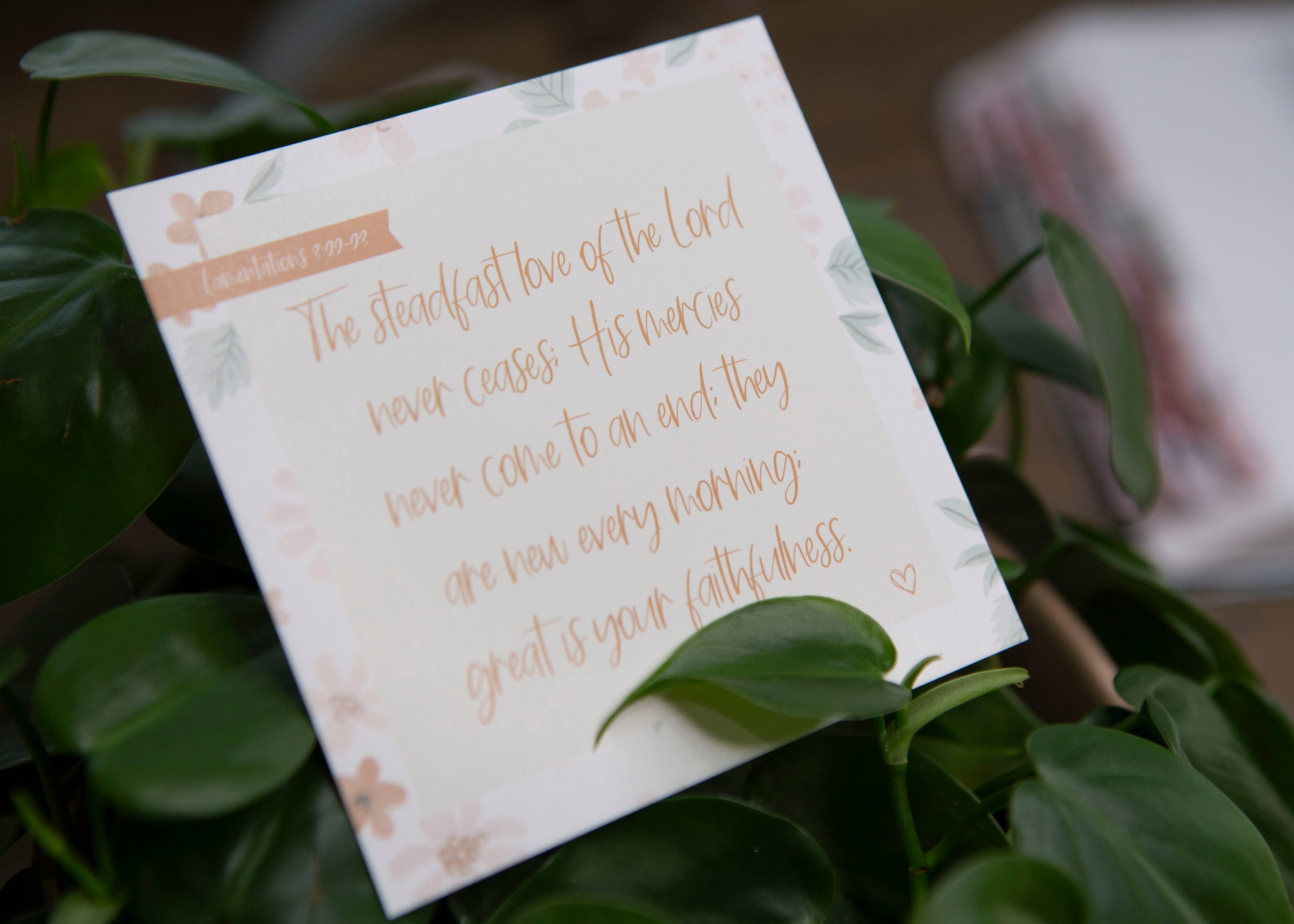God's Faithfulness Scripture Verse Cards — Set of 10 Bible Memory Cards for Women
