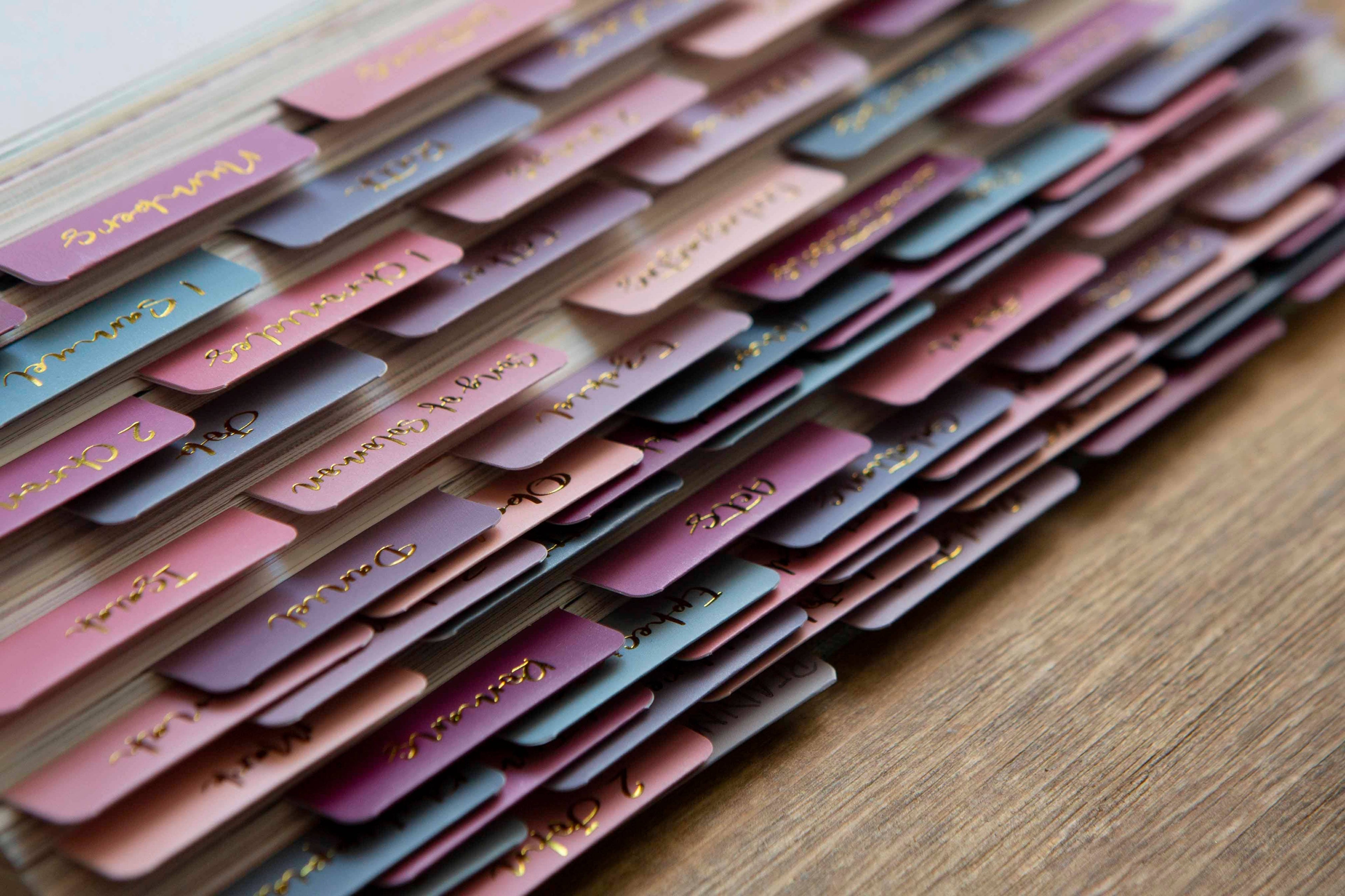 Ombre Bible Index Tabs