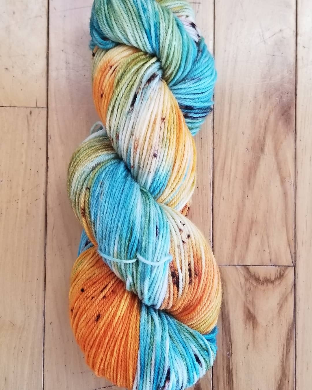 Merino Superwash Sock Yarn- Sangre Sunset Colorway
