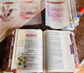 Bible Book Summary Insert Pack — Complete 66 Book Vellum inserts for Bible Journaling