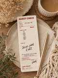 Jesus Paid It All — Guest Check Scripture Bookmark — Colossians 2:14