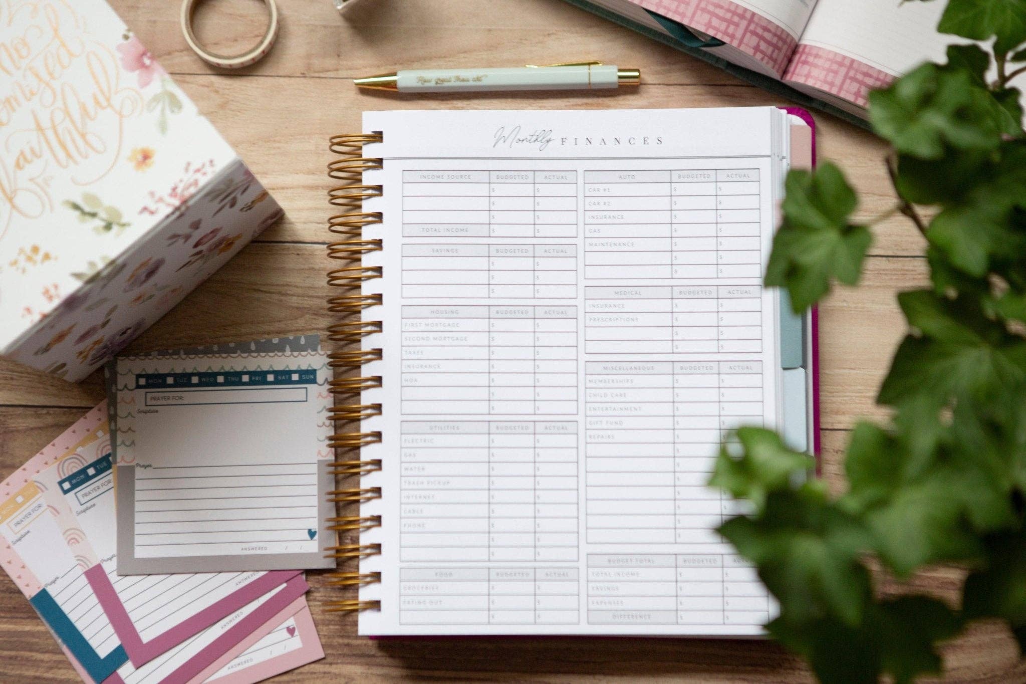 Arise Christian Planner — Undated Daily Goal Planner for Christian Women