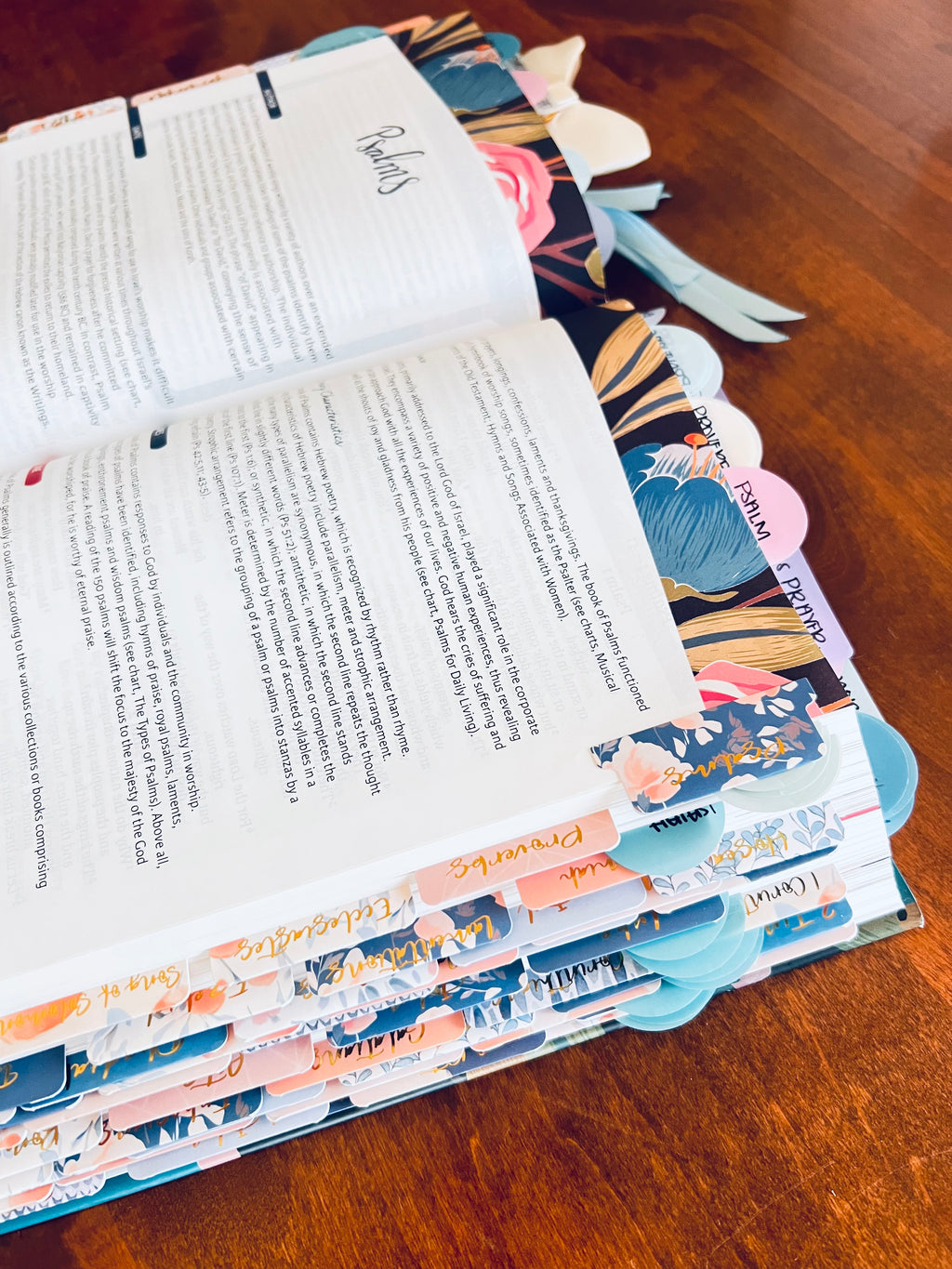 PRE ORDER- Pre-Loaded NIV Woman's Study Bible — Floral Hardcover with Vellum Tip-Ins, Tabs, and Bookmarks