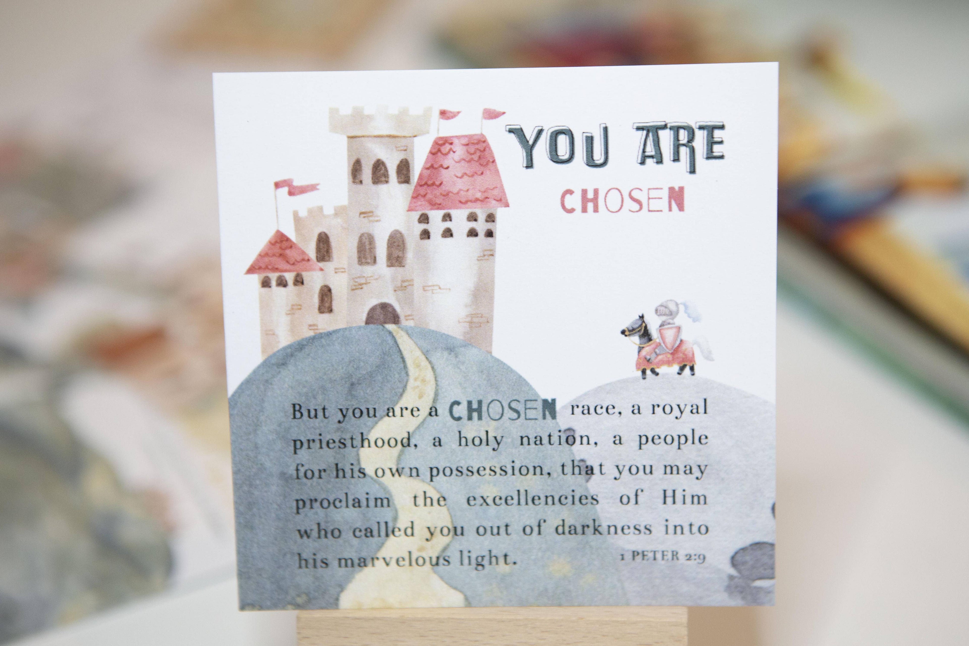 Child of God Scripture Verse Cards for Kids — Set of 10 Identity Building Bible Memory Cards