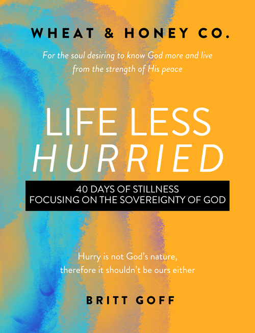A Life Less Hurried — 40 Days of Stillness Devotional