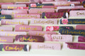 Floral Bible Tabs — Laminated Bible Book Tabs in Maroon, Navy, and Blush — 66 Books Plus 6 Blank