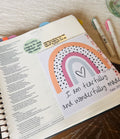I Am Fearfully and Wonderfully Made — Psalm 139 Rainbow Bible Tip-In — Printable Digital Download