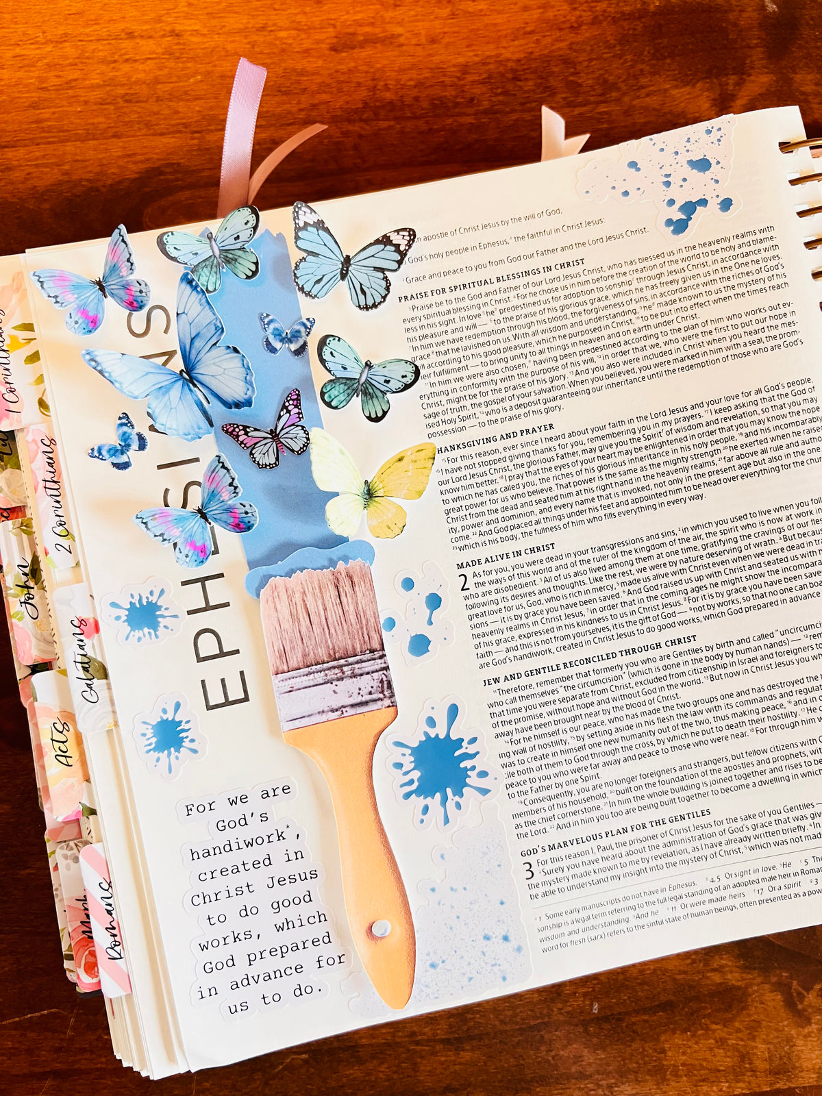 The Artist Isn't Finished – Ephesians 2:10 Bible Journaling Kit