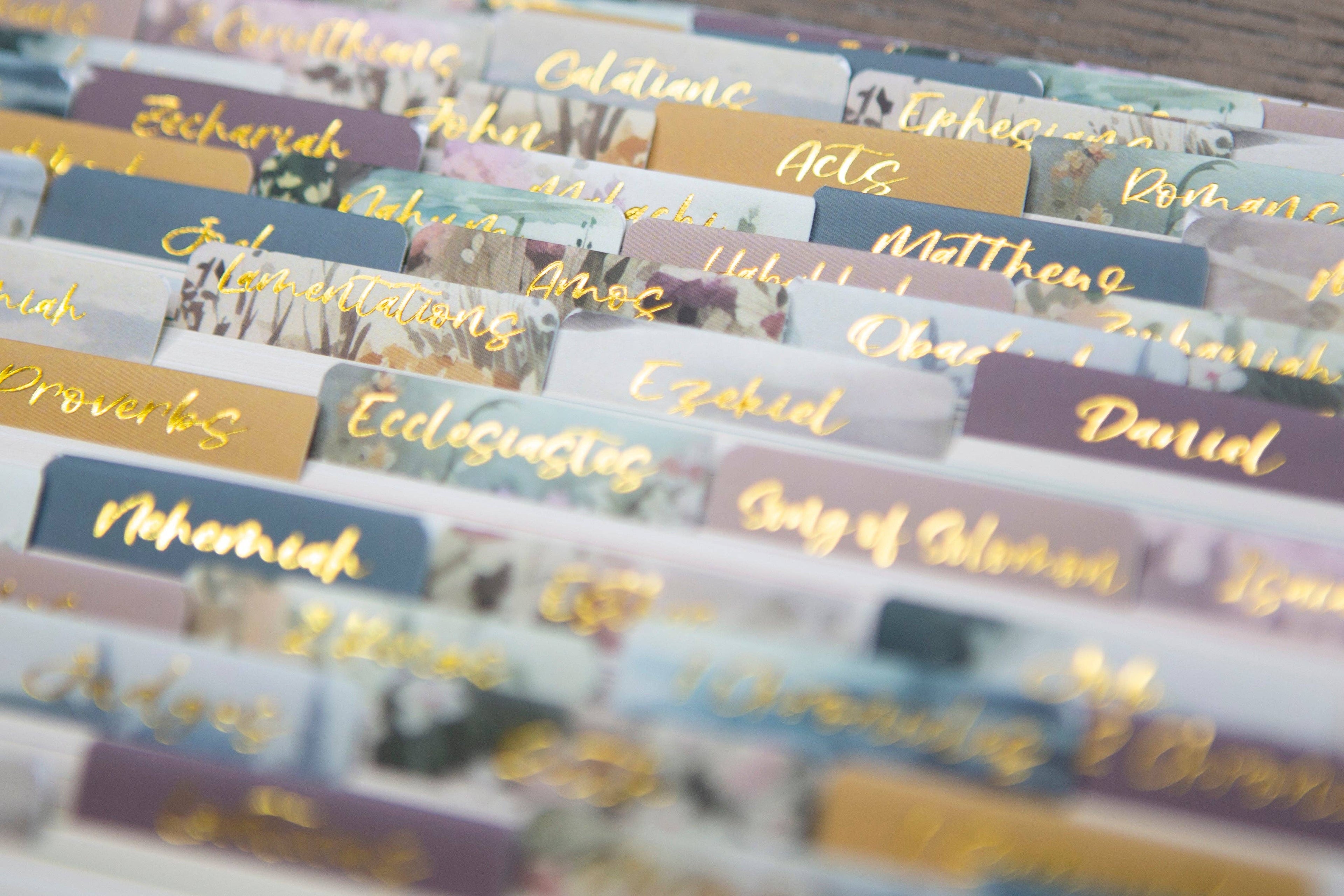 Pretty Bible Book Tabs | Bible Tabs