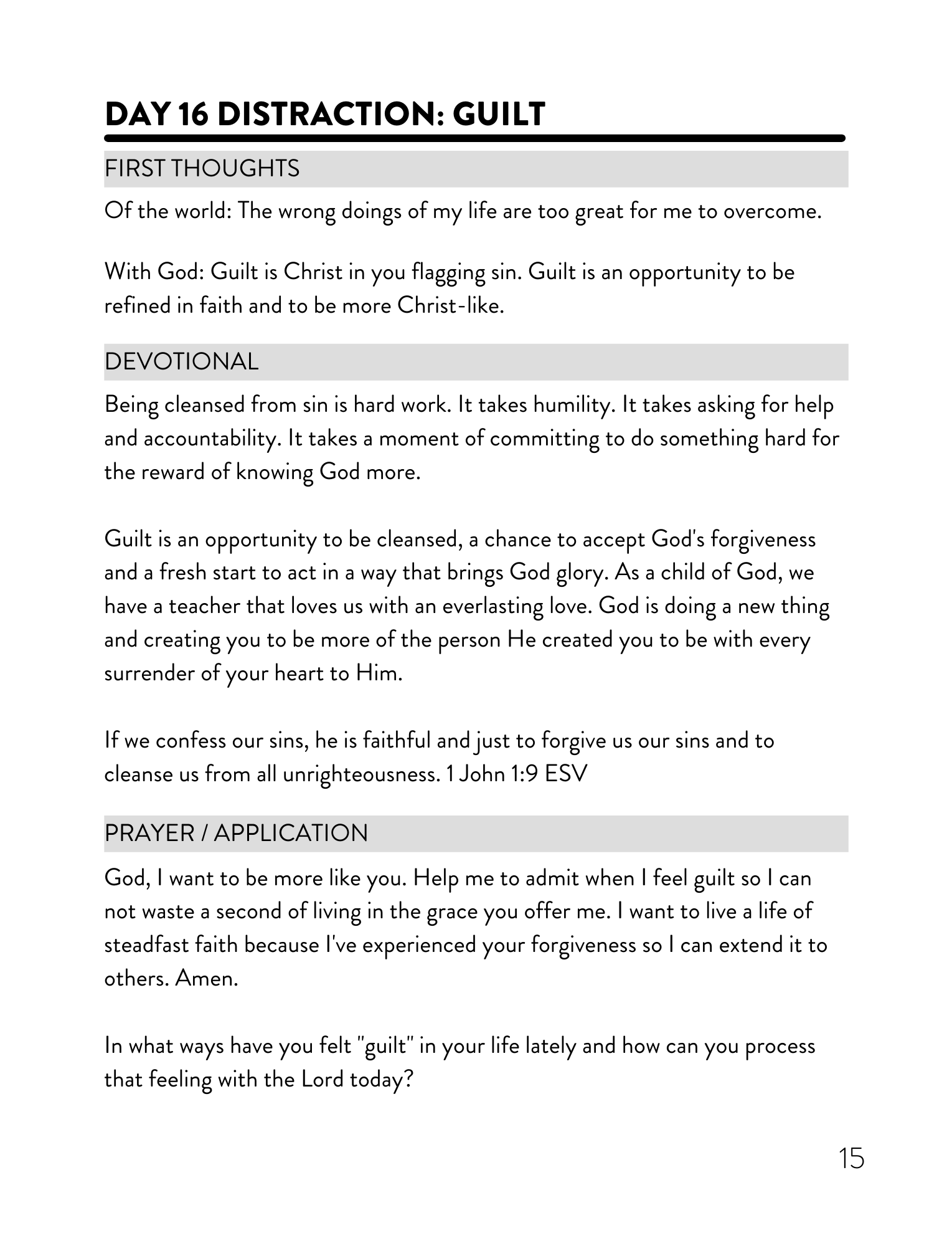 Distracted — 40 Days to Know God More and Live Freed