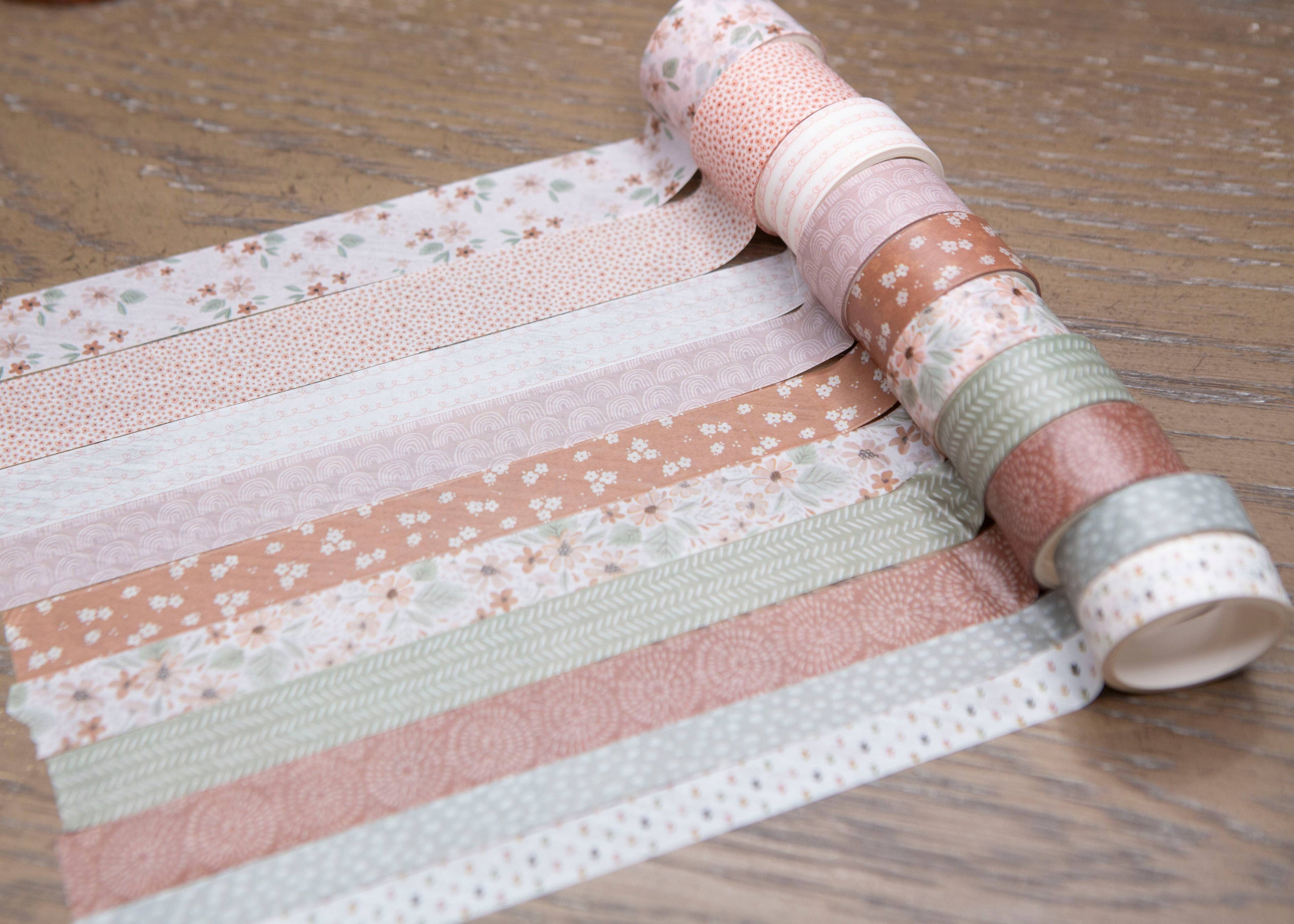 Bible Journaling Washi Tape Set - Fun Floral