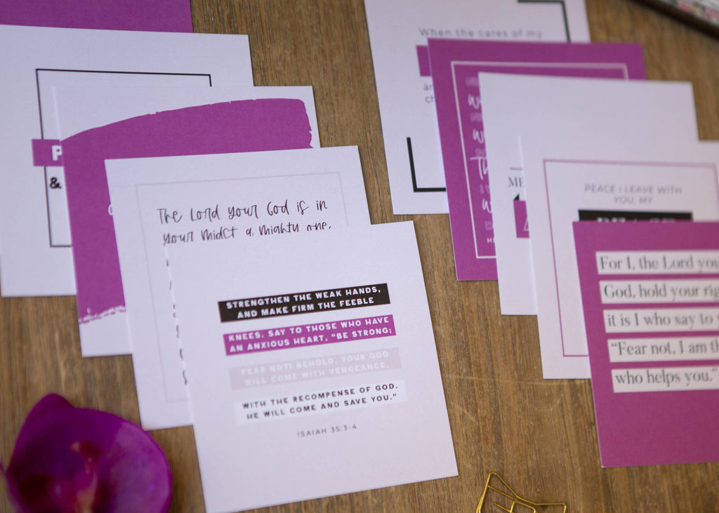 Fearless Verse Cards| Fear-Fighting Scripture Card Set