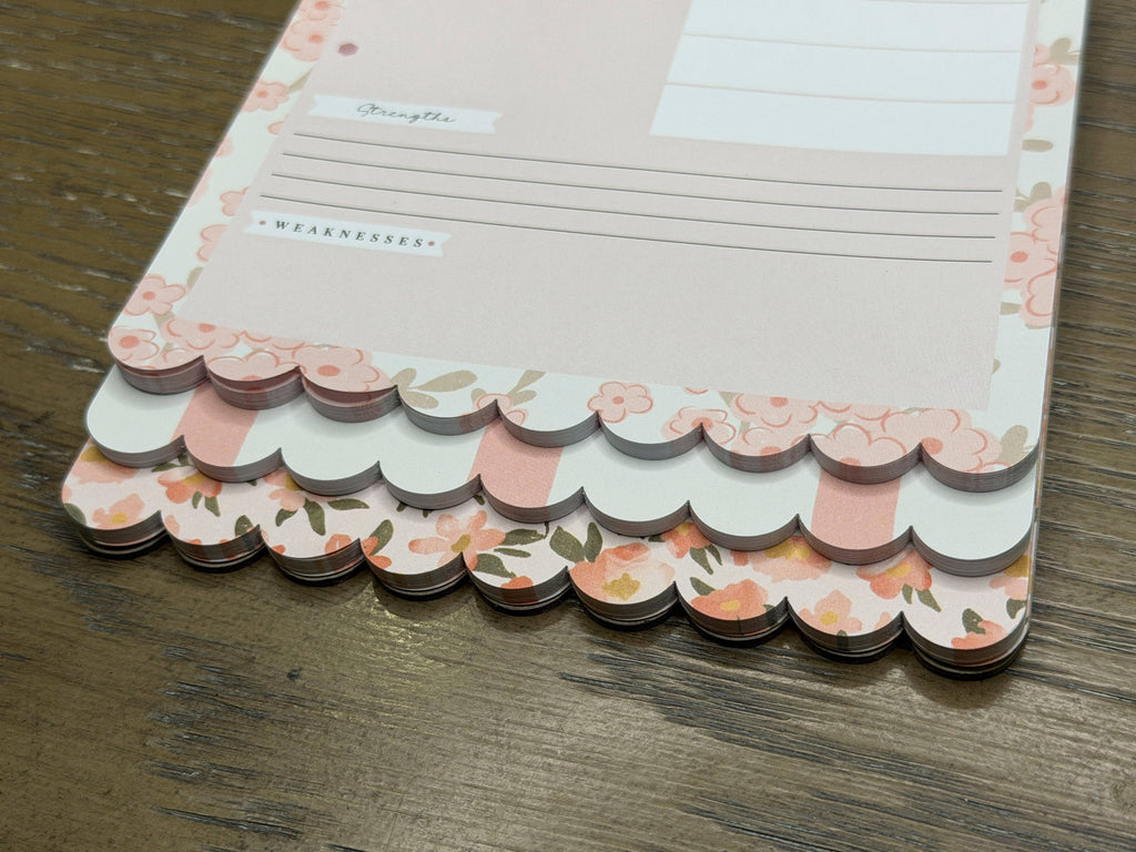 Bible Study Tip-In Notepad — Three Level Guided Bible Study Tool with Three color options