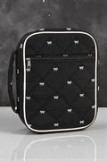 Black and White Bow Quilted Bible Case — Feminine Bible Cover for Women