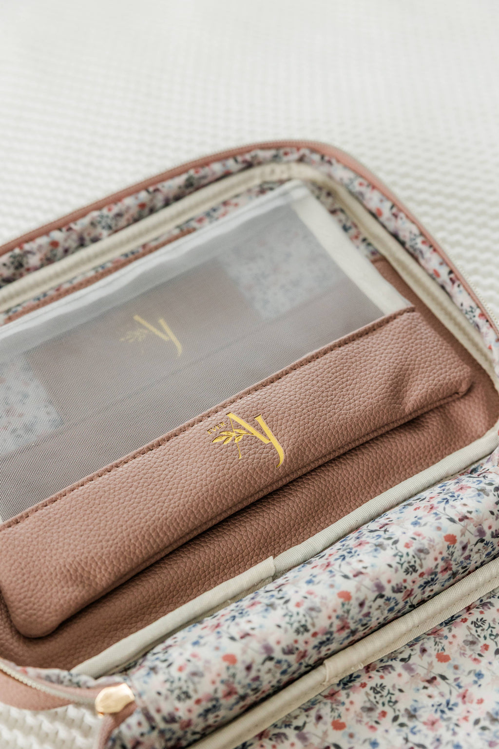Bible Bag Crossbody — Lavender Vegan Leather Bible Bag with Gold Accents